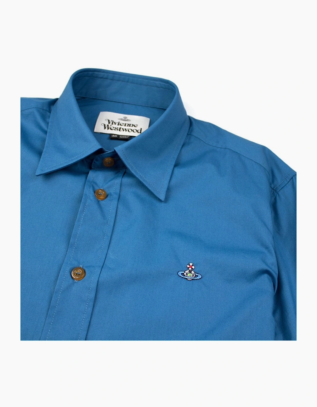 Vivienne Westwood Slim Fit Shirt Turquoise