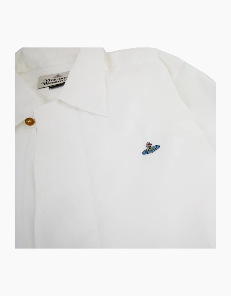 Vivienne Westwood Orb Logo Short Sleeve Shirt White 100