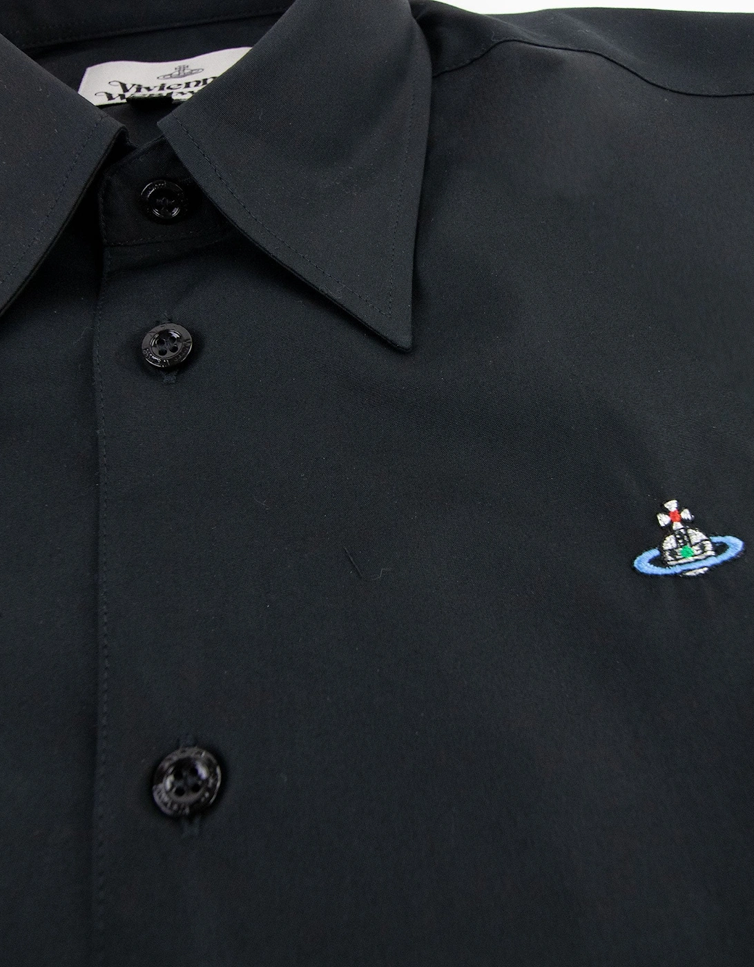 Vivienne Westwood Normal Collar Slim Black 900
