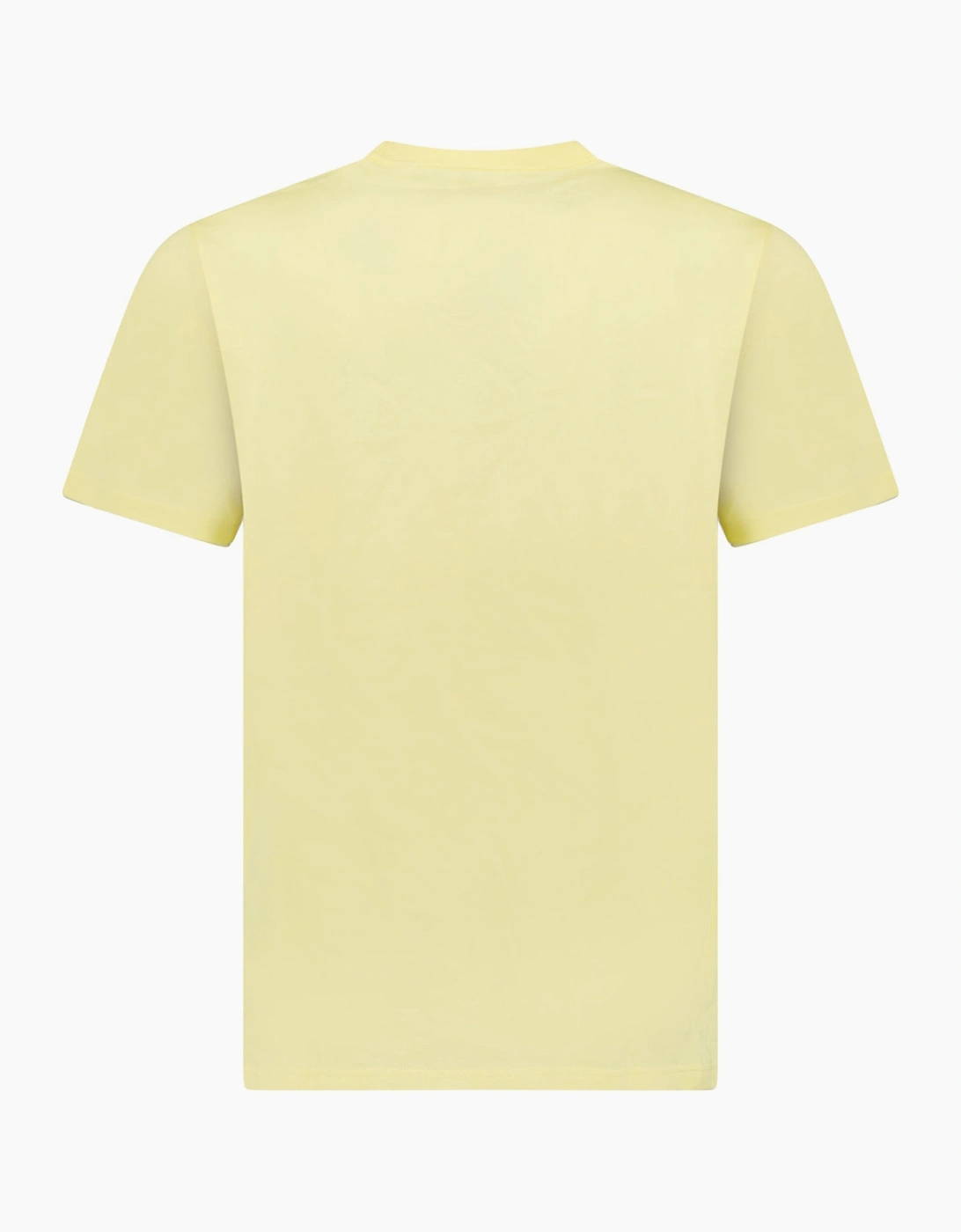 Burberry 'Jenson' Crew Neck Logo T-Shirt Yellow