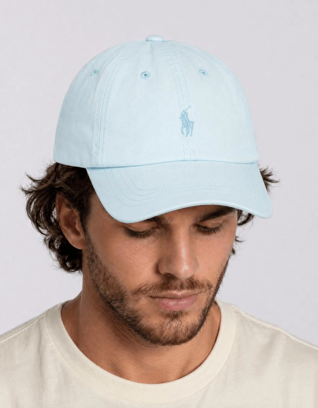 Polo Ralph Lauren Cotton Chino Baseball Cap in Blue