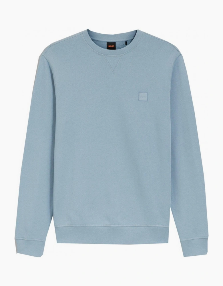 Hugo Boss Men's Blue Westart Crew Neck Sweatshirt