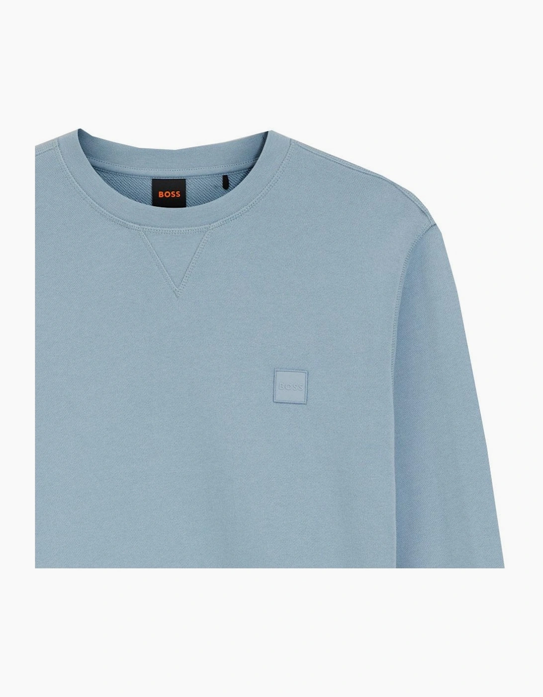 Hugo Boss Men's Blue Westart Crew Neck Sweatshirt