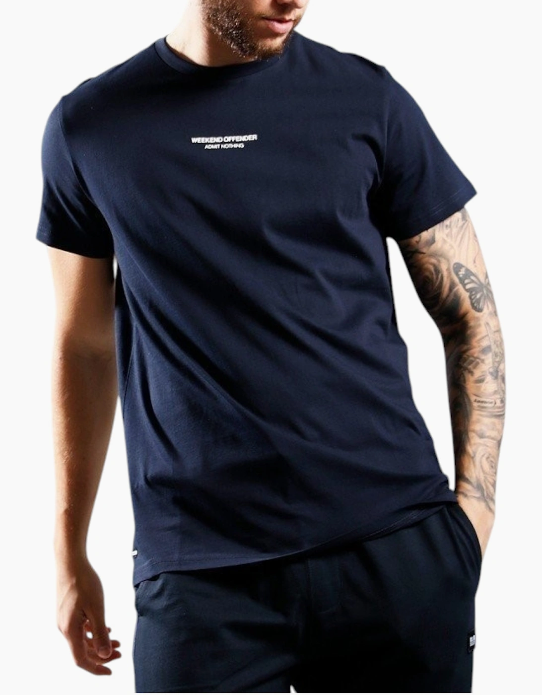 Weekend Offender Mens T Shirts Peele Crew Neck Tops, 3 of 2
