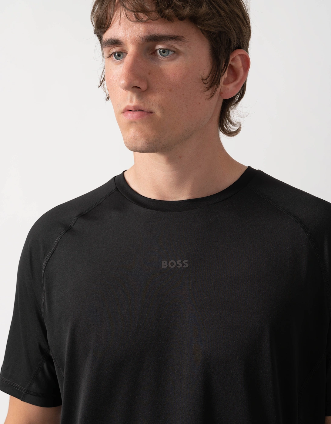 BOSS Green Tee Active Mens T-Shirt - Black 001