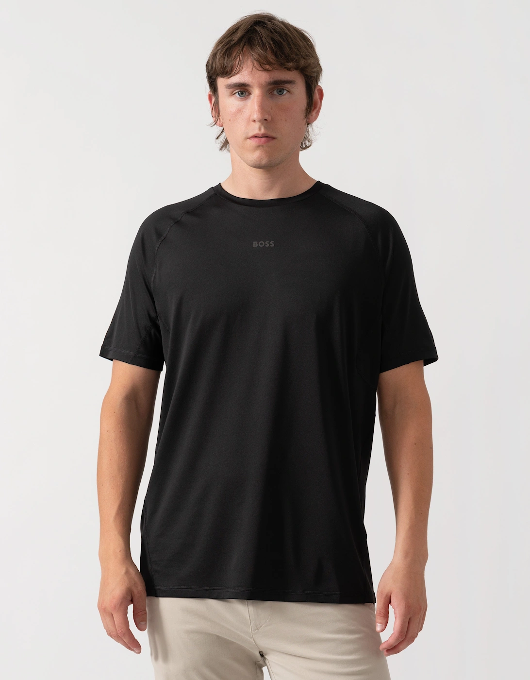 BOSS Green Tee Active Mens T-Shirt - Black 001
