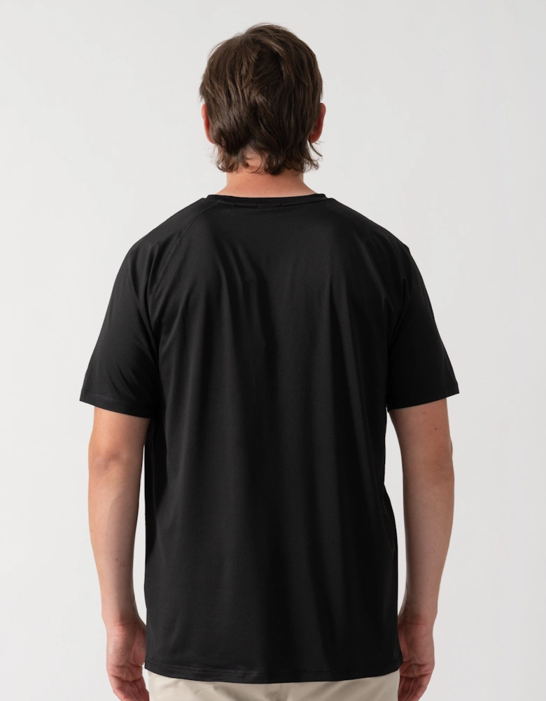 BOSS Green Tee Active Mens T-Shirt - Black 001