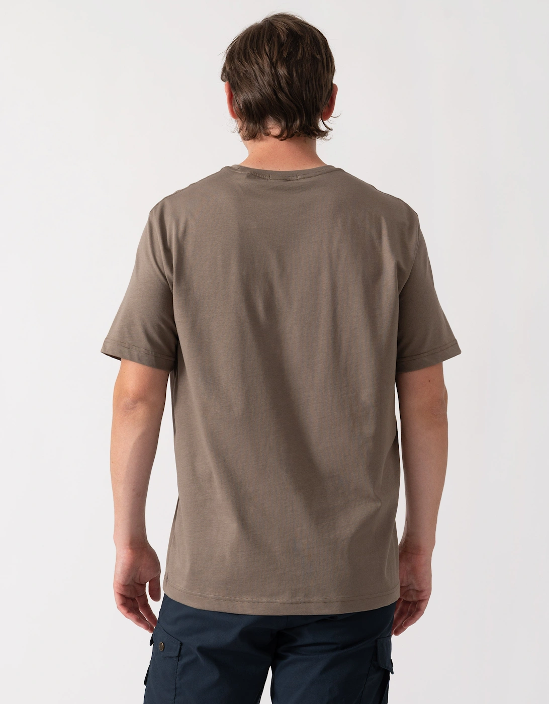 GANT Mens Regular Fit Short Sleeve Shield Logo T-Shirt - 260 Faded Taupe