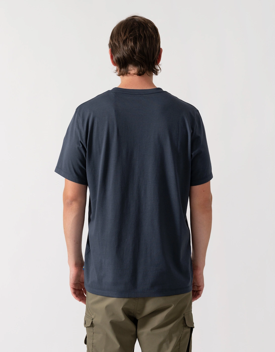Fjallraven Logo Mens T-Shirt - Navy 560