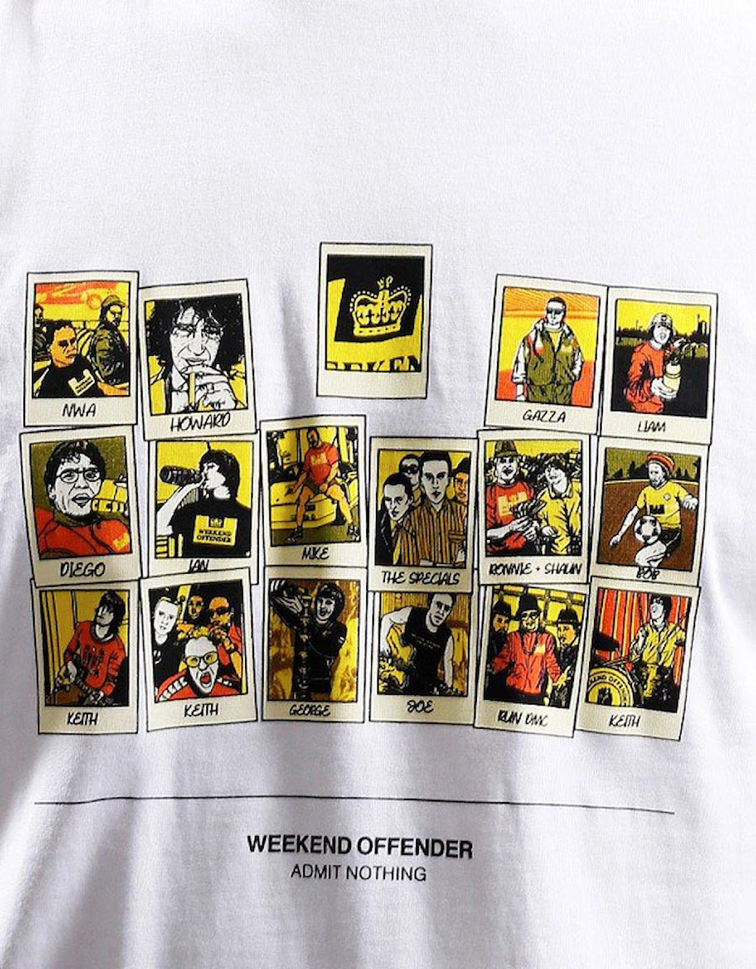 Weekend Offender Mens T Shirts Polaroid Summer Top