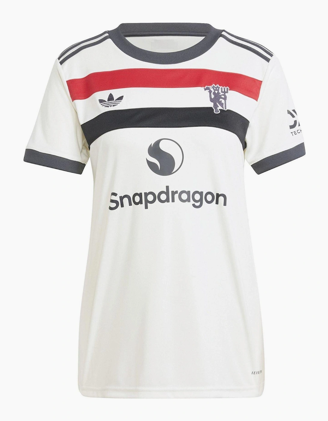 Adidas Women's White / 2024/2025 Manchester United Fc Third Jersey - Size: 8 Uk