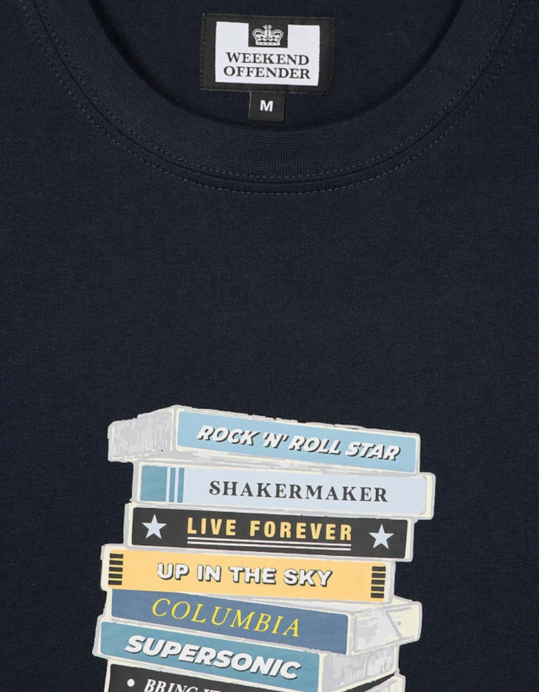 Weekend Offender Mens T Shirts Cassetes Graphic Top