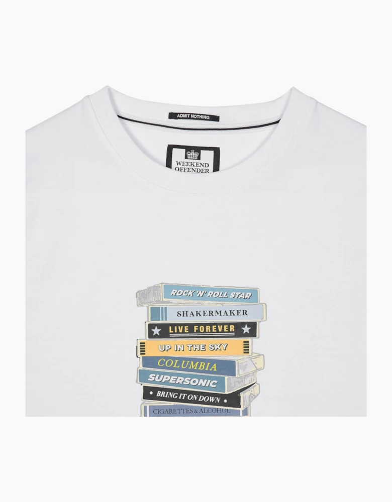 Weekend Offender Mens T Shirts Cassetes Graphic Top