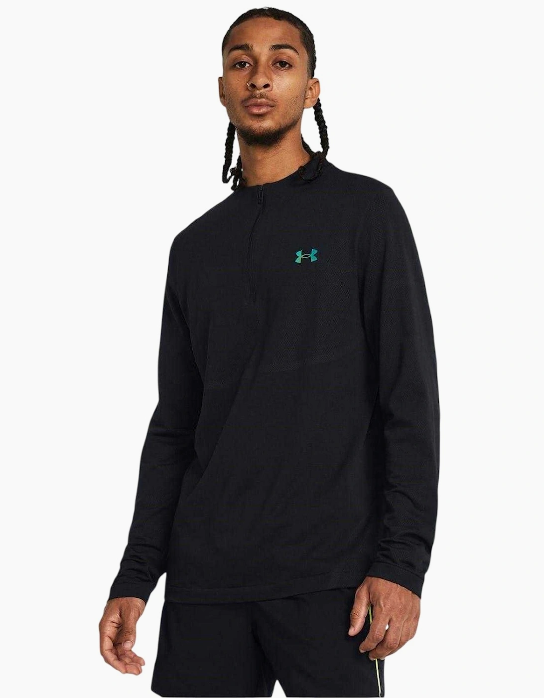Under Armour Men's Black Vanish Elite Ua Rush Seamless Top - Size: 38