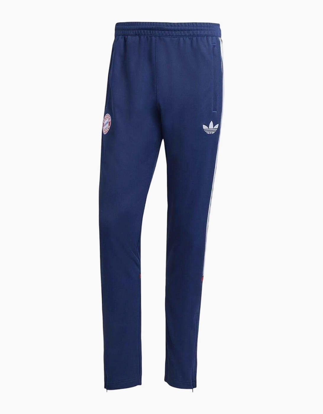 Adidas Men's Blue Fc Bayern Munich Slim Tracksuit Bottoms - Size: 42/Regular