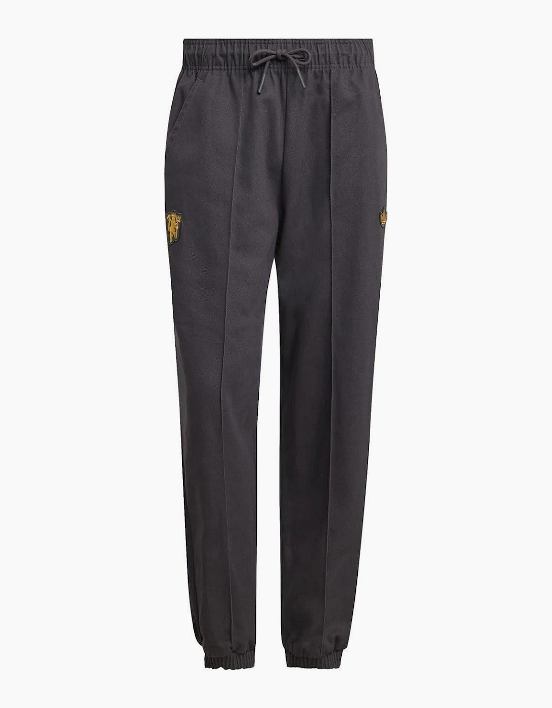 Adidas Men's Black Manchester United Fc Tracksuit Bottoms - Size: 40/Regular
