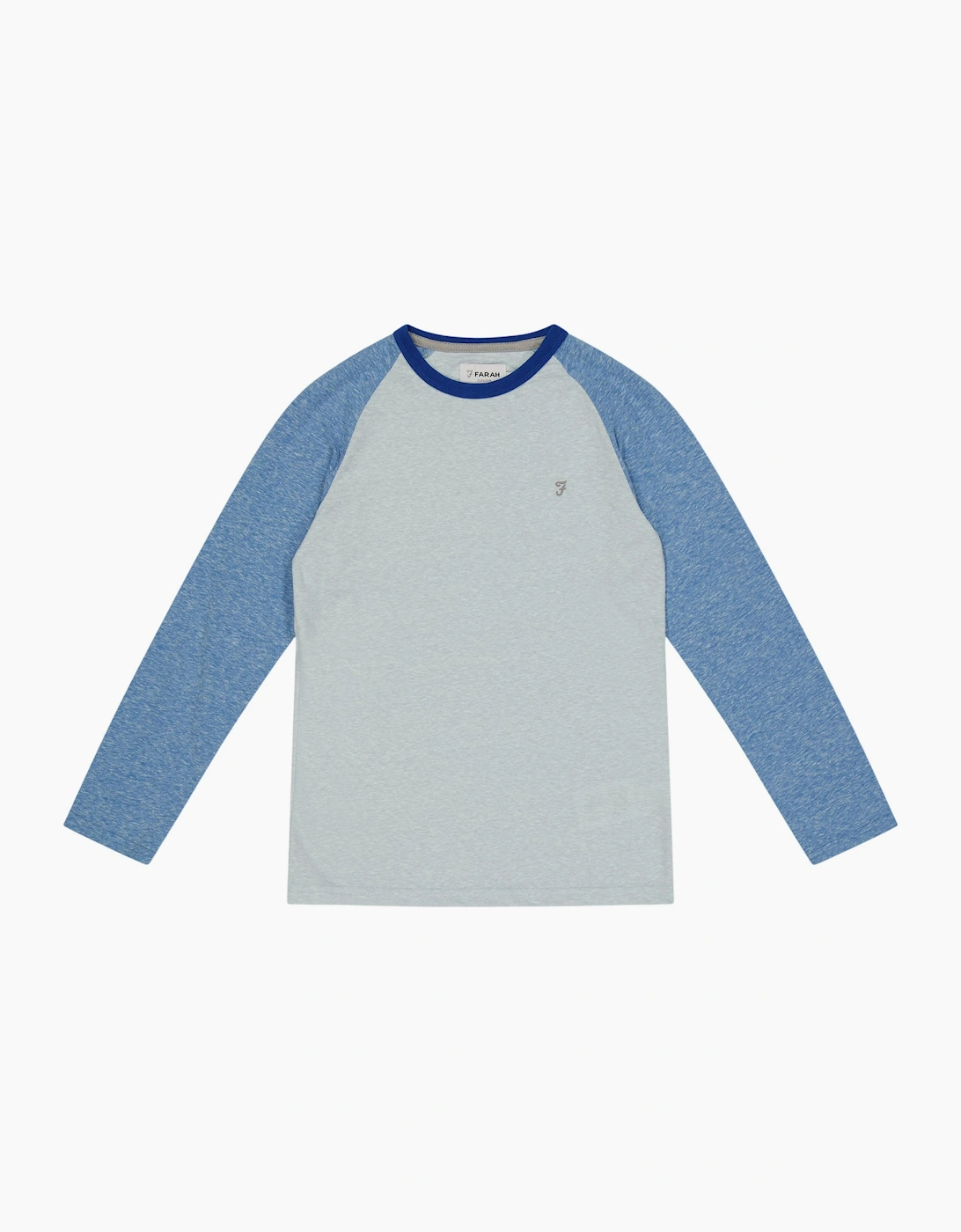 Farah Boys Blue 'S Childrens/ Raglan Baseball T-Shirt - Size: 10 Years/11 Years Kids