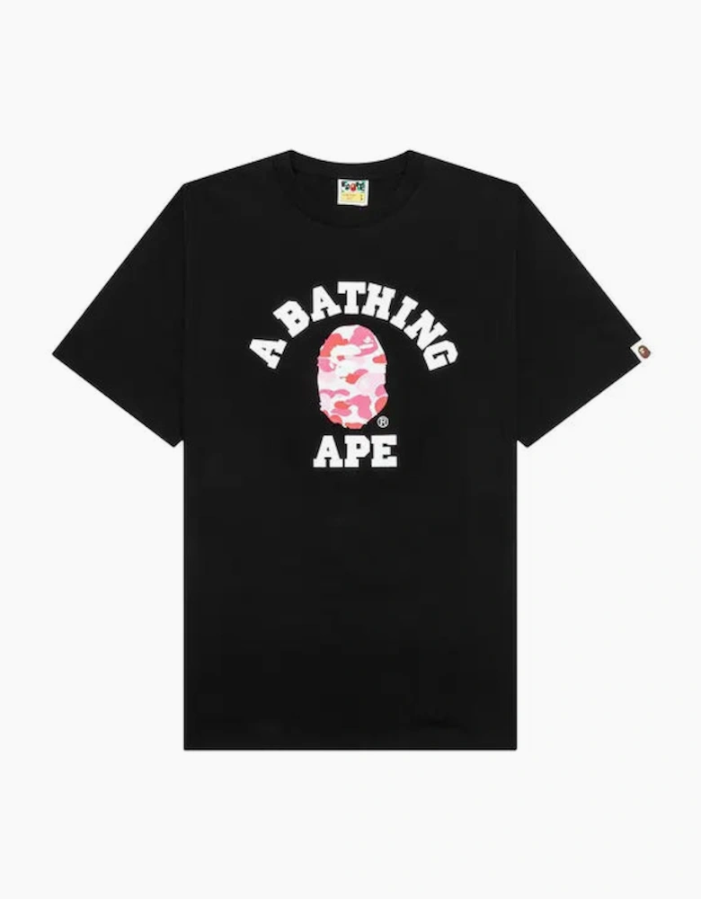 BAPE ABC College Tee Black/Pink