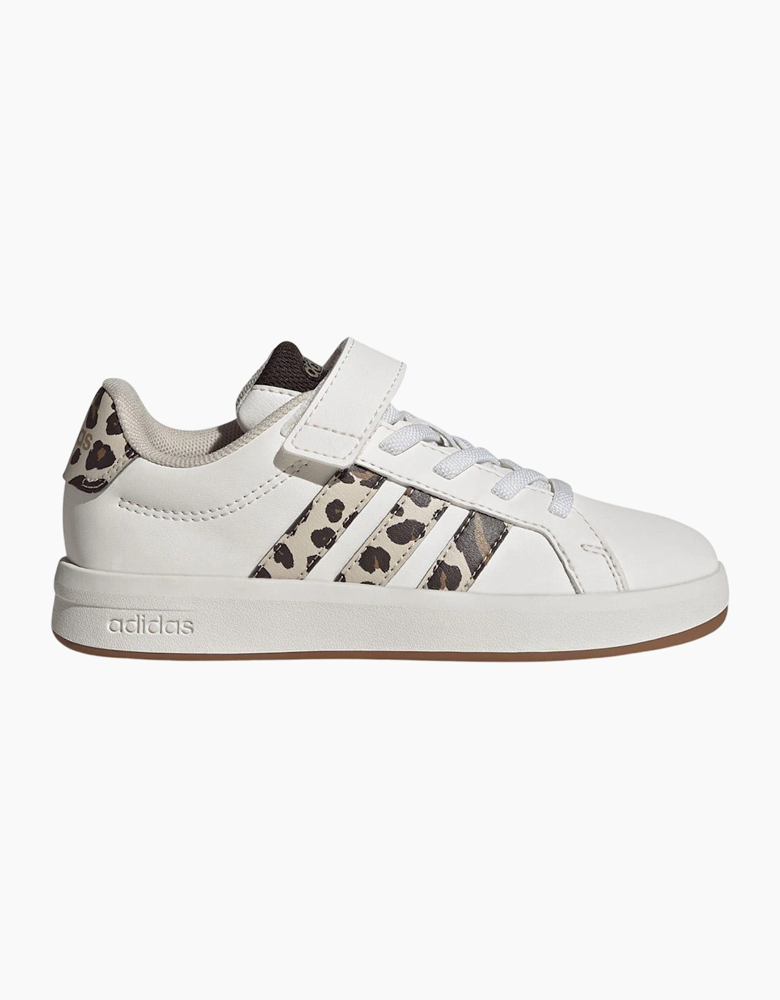 Adidas Unisex White Girls Grand Court 2.0 Flat Trainers - Size: 11 Kids
