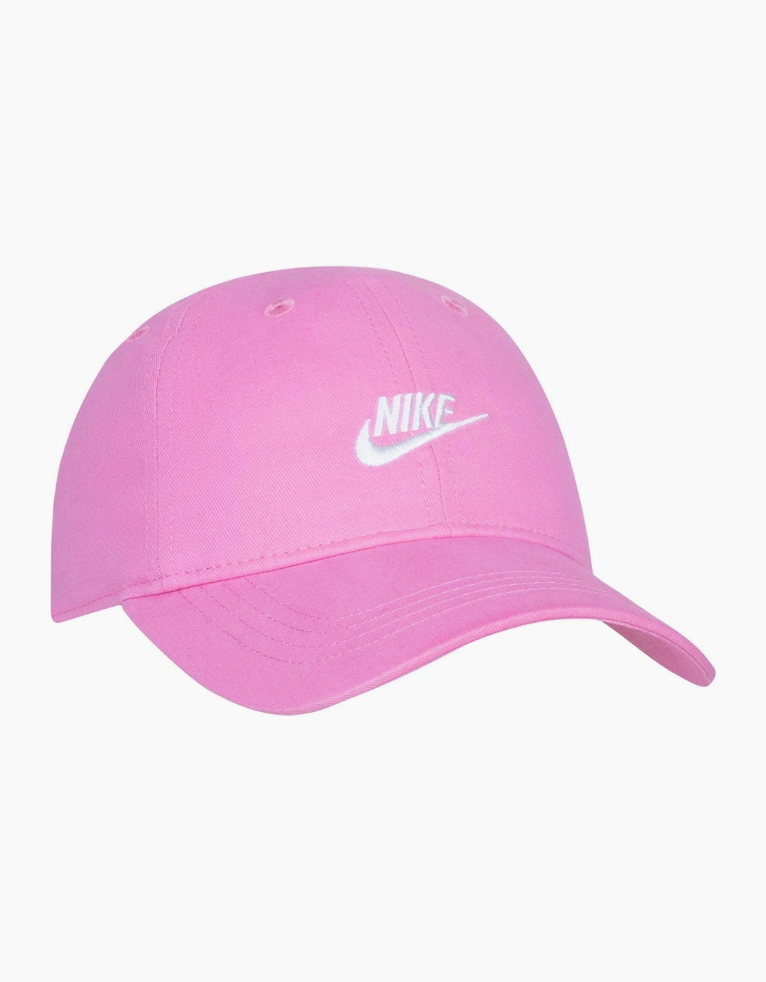 Nike Unisex Pink Childrens/ Heritage Logo Brushed Cotton Twill Baseball Cap - Size: One Size Kids