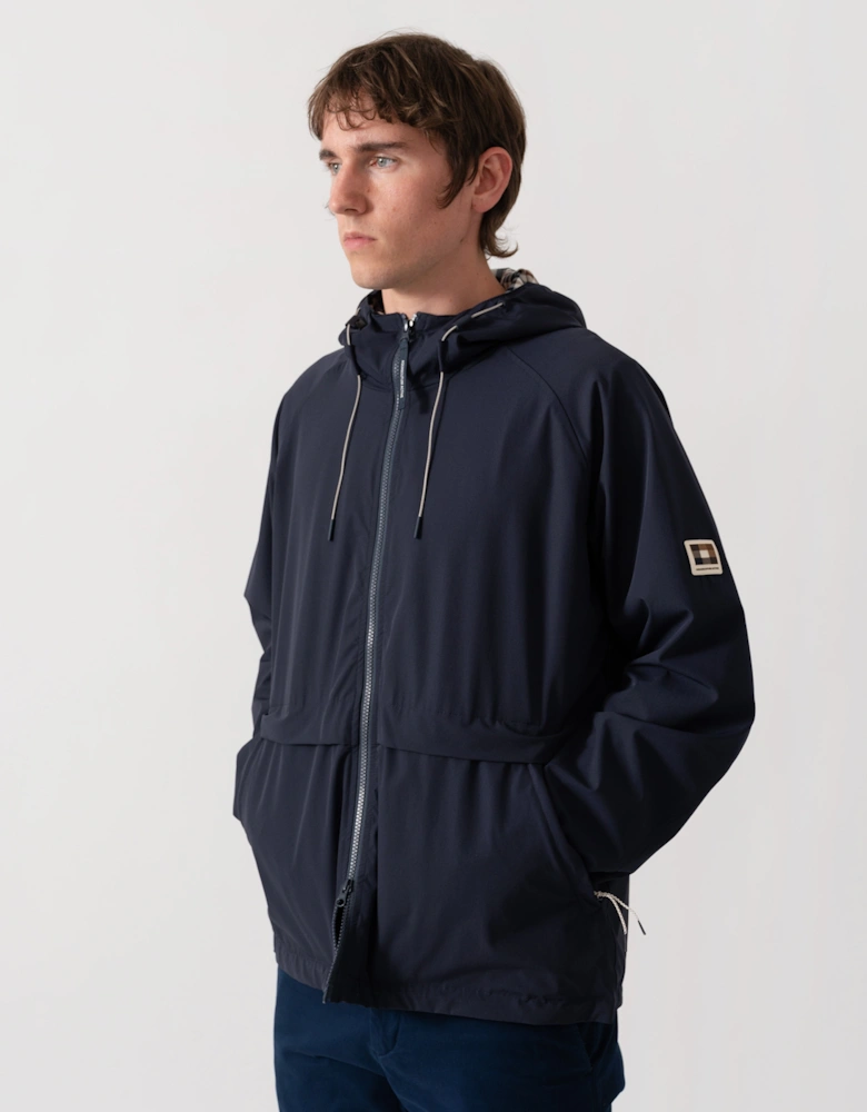 Aquascutum Mens Shell SP Hooded Jacket - Navy 11