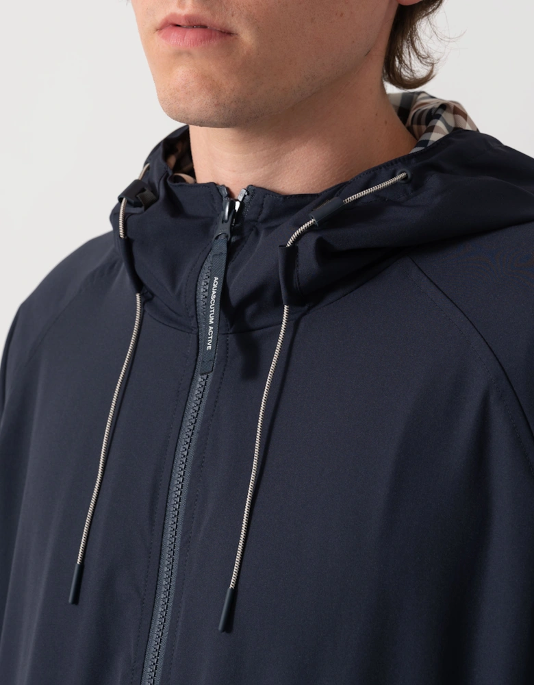 Aquascutum Mens Shell SP Hooded Jacket - Navy 11