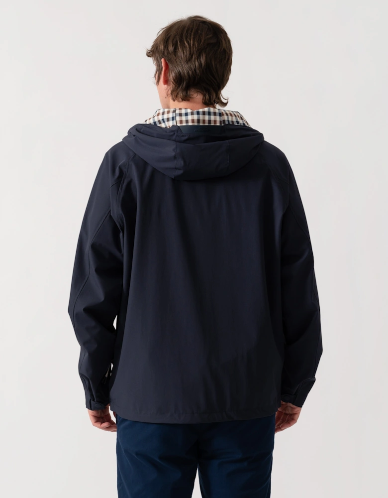 Aquascutum Mens Shell SP Hooded Jacket - Navy 11