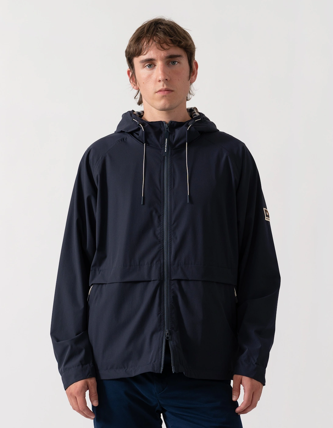 Aquascutum Mens Shell SP Hooded Jacket - Navy 11