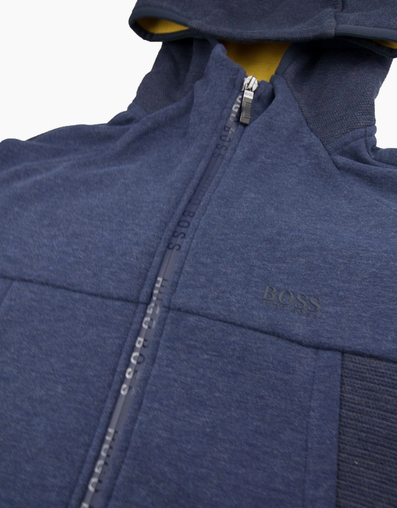 Hugo Boss Selwyn Zip Up Hoodie Blue