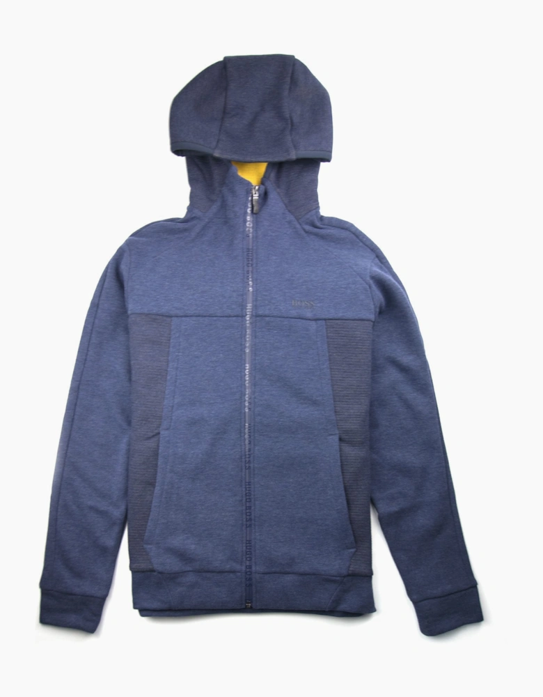 Hugo Boss Selwyn Zip Up Hoodie Blue