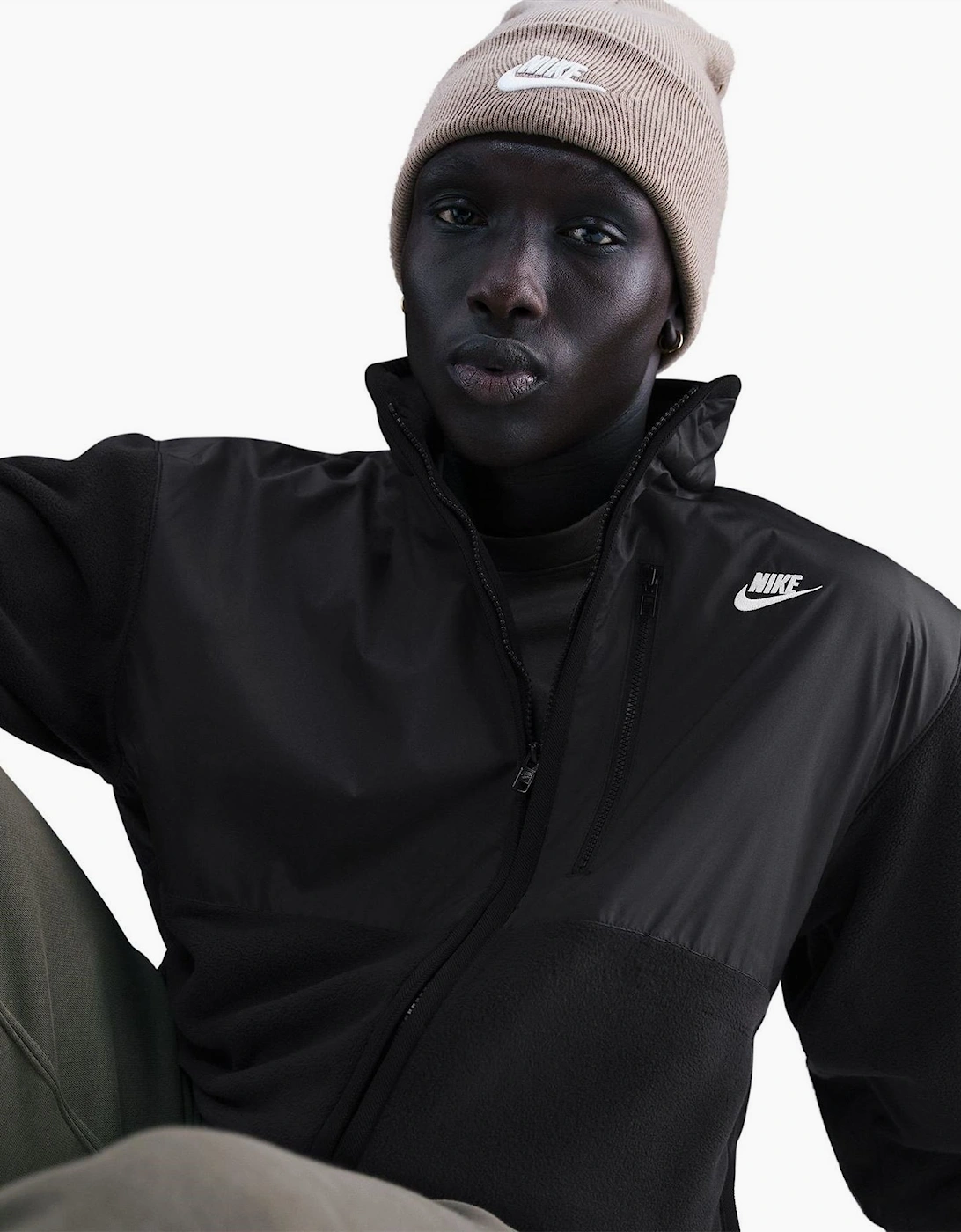 Solid Patterned Full Zipper Sweat Jacket with Zipped Pocket