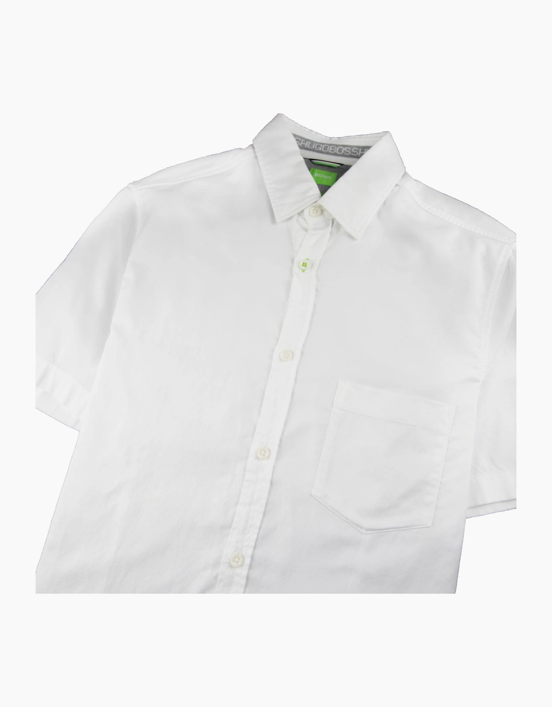 Hugo Boss Baloy Short Sleeve Shirt White