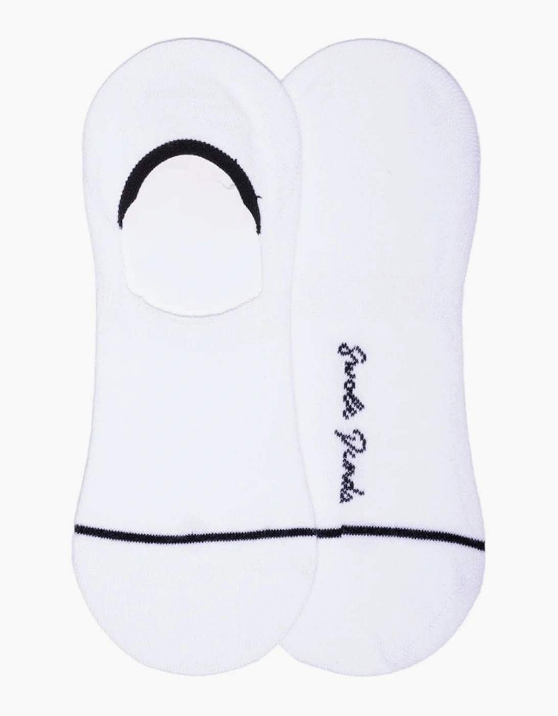 WHITE NO-SHOW SOCKS