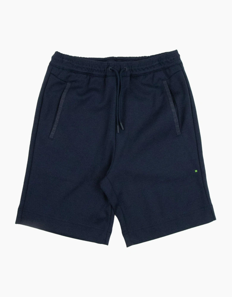 Hugo Boss Headlo Rubber Logo Shorts Navy