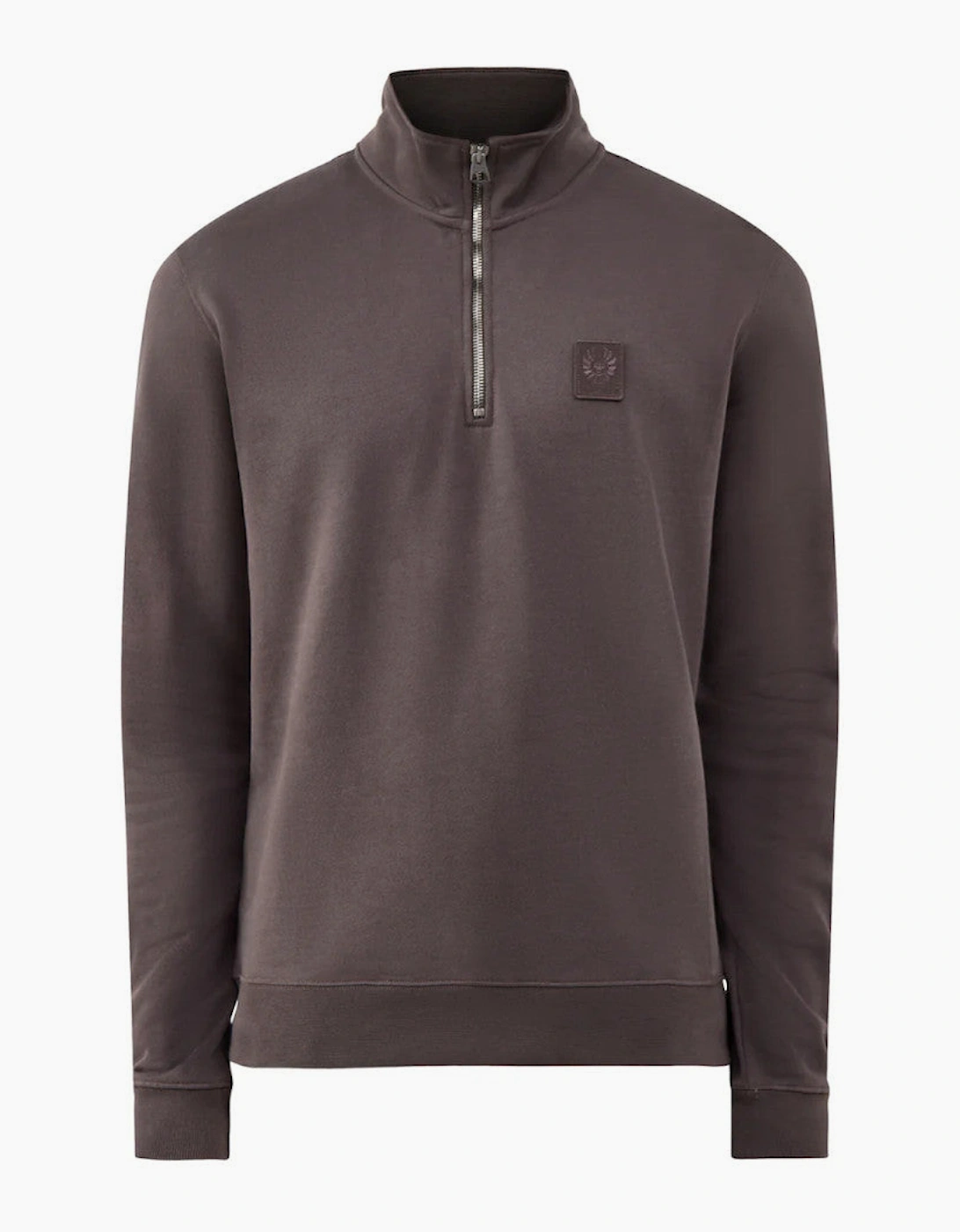 Belstaff Curator Quarter Zip Sweatshirt Army Olive