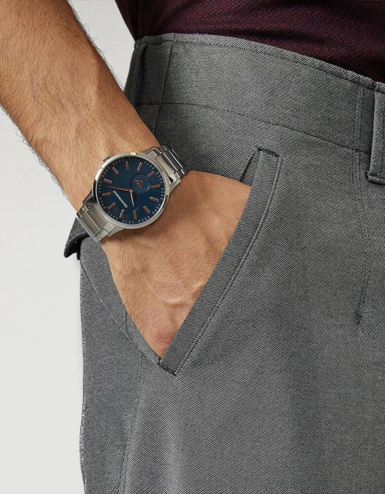 Emporio Armani AR11137 Renato Quartz Blue Dial Men's Watch
