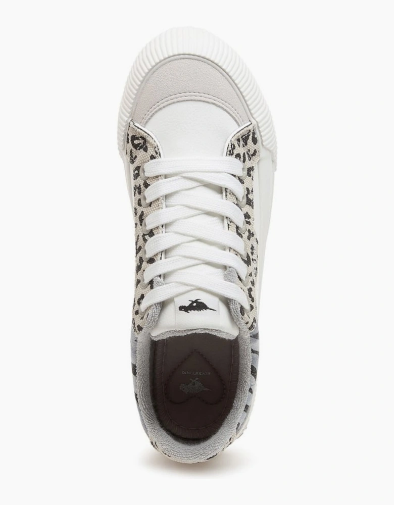 Cheery Blocked Animal Womens Trainers
