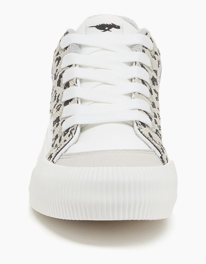 Cheery Blocked Animal Womens Trainers