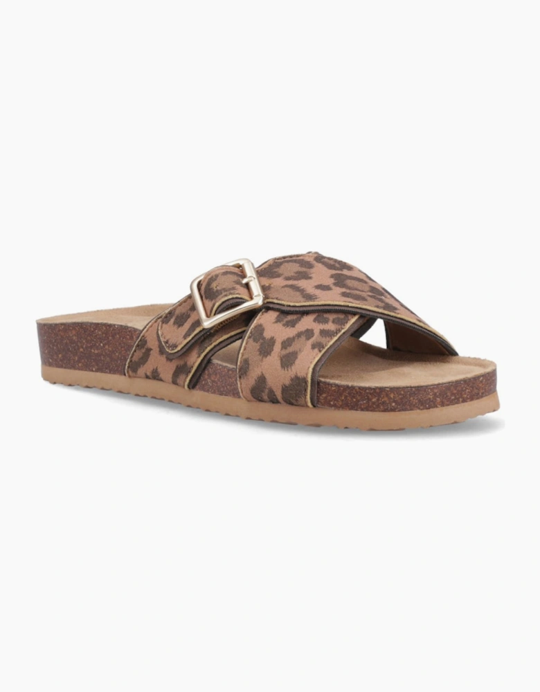 Annie Tigg Leopard Womens Sandals