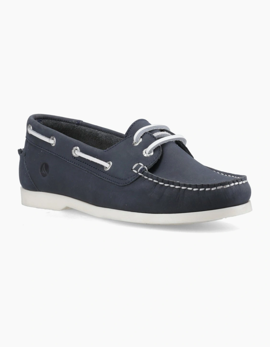Balboa 2 Eye Womens Boat Shoes, 5 of 4
