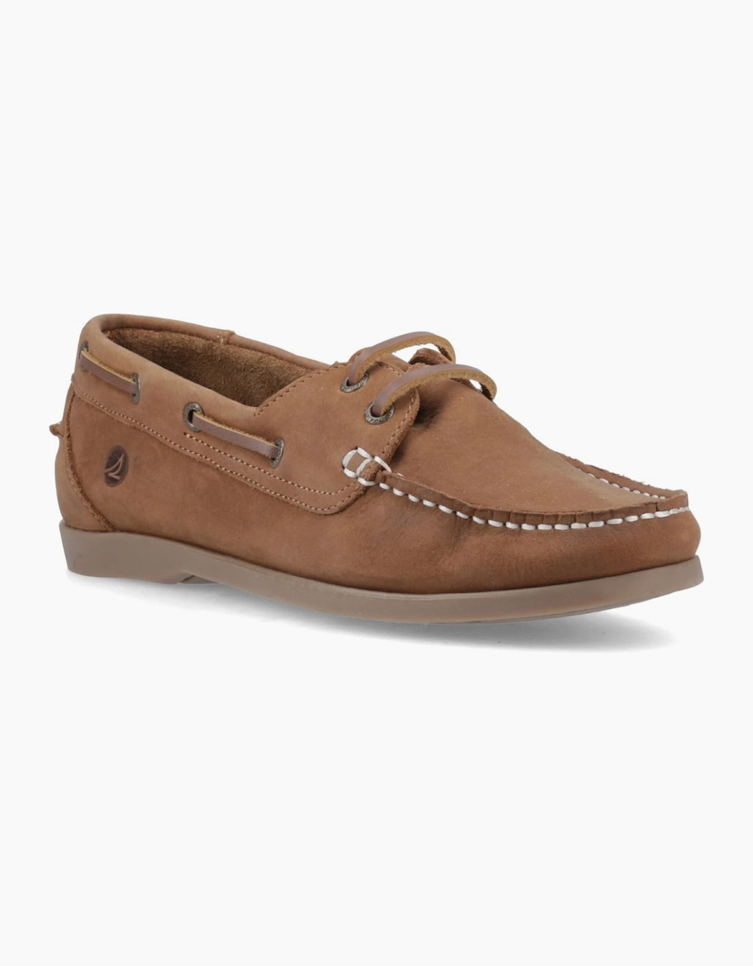 Balboa 2 Eye Womens Boat Shoes, 6 of 5