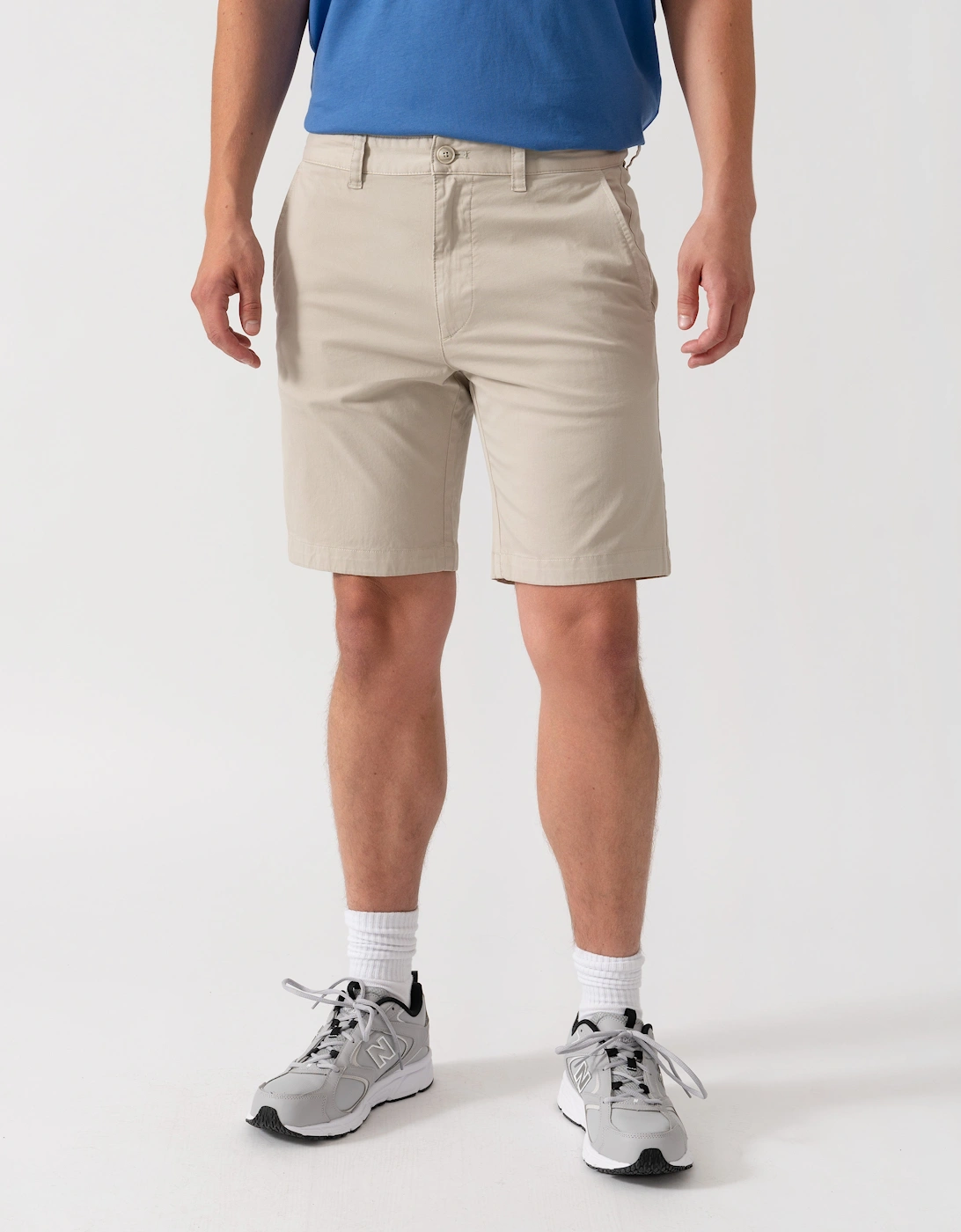 BOSS Orange Slim Fit Mens Chino Shorts - Light Beige 271