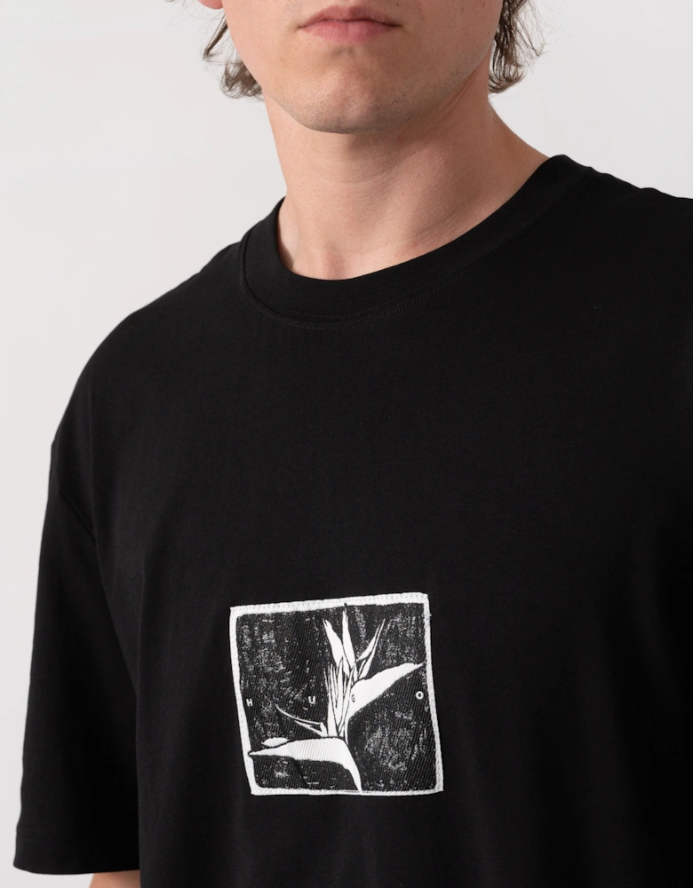 HUGO Darise Mens T-Shirt - Black 002