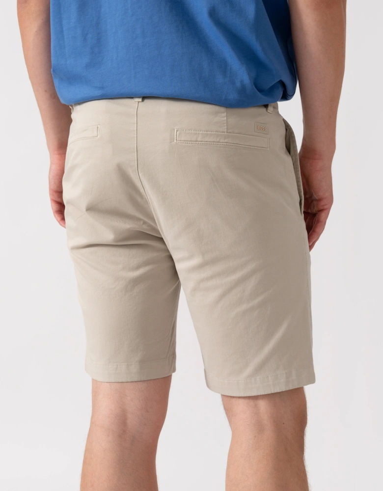 BOSS Orange Slim Fit Mens Chino Shorts - Light Beige 271