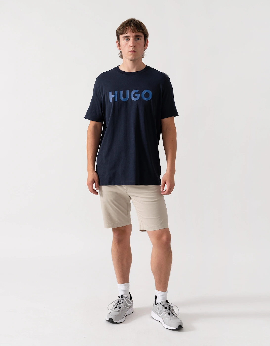 HUGO Dulivio Mens T-Shirt - Dark Blue 407