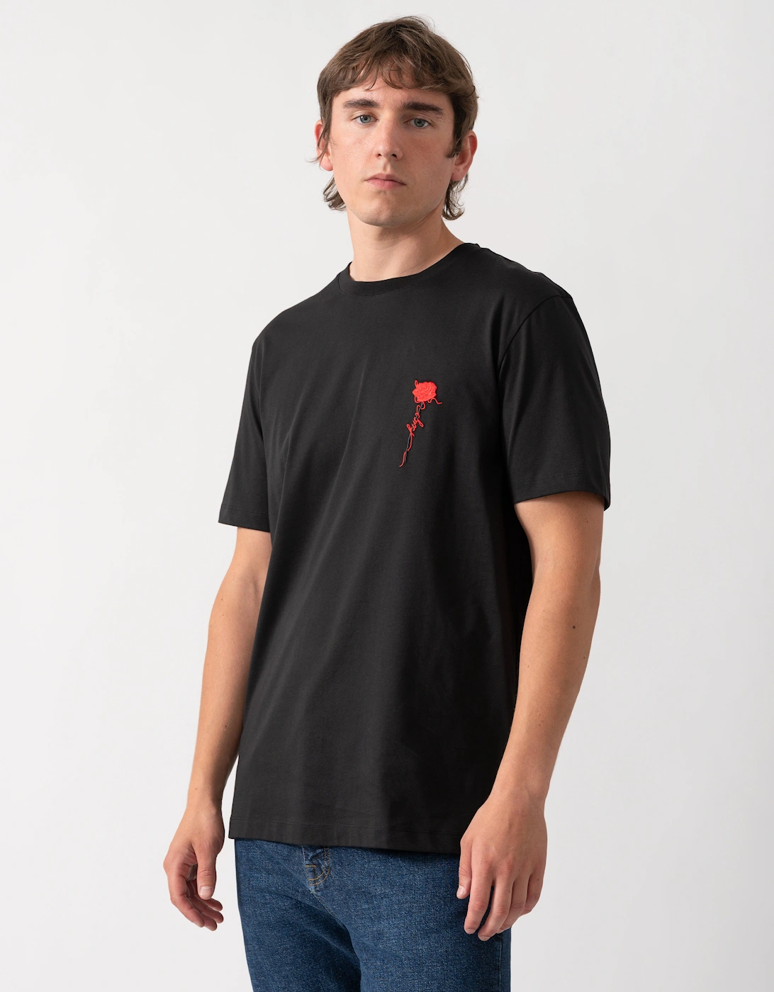 HUGO Diflow Mens T-Shirt - Black 001