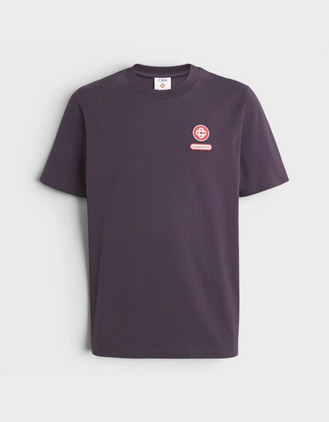 Logo Patch T-Shirt Aubergine, 3 of 2
