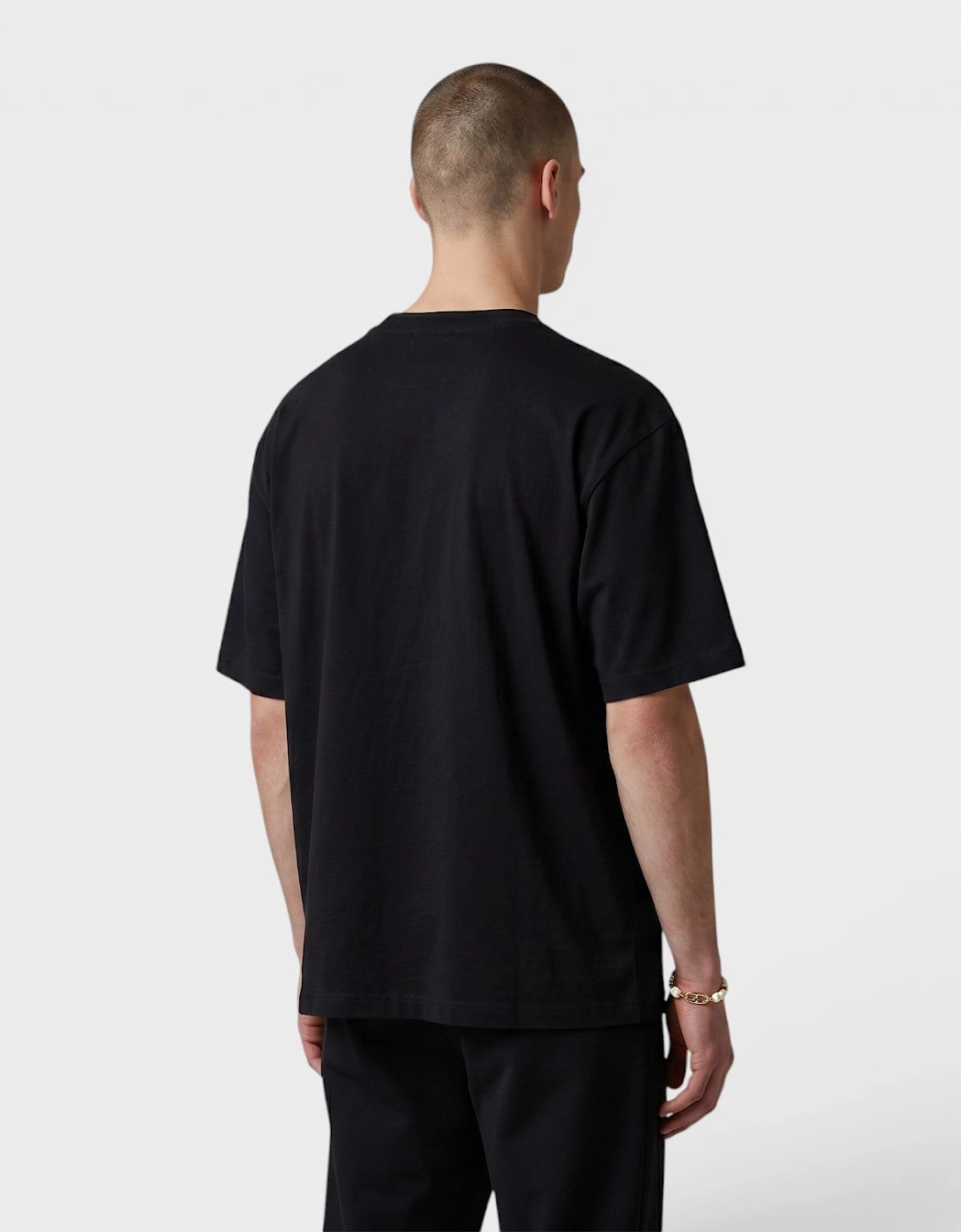 Manga Tennis Ball Printed T-Shirt Black