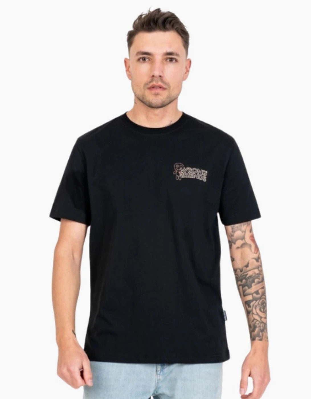 Wrong Friends Zamora Black T-Shirt, 5 of 4