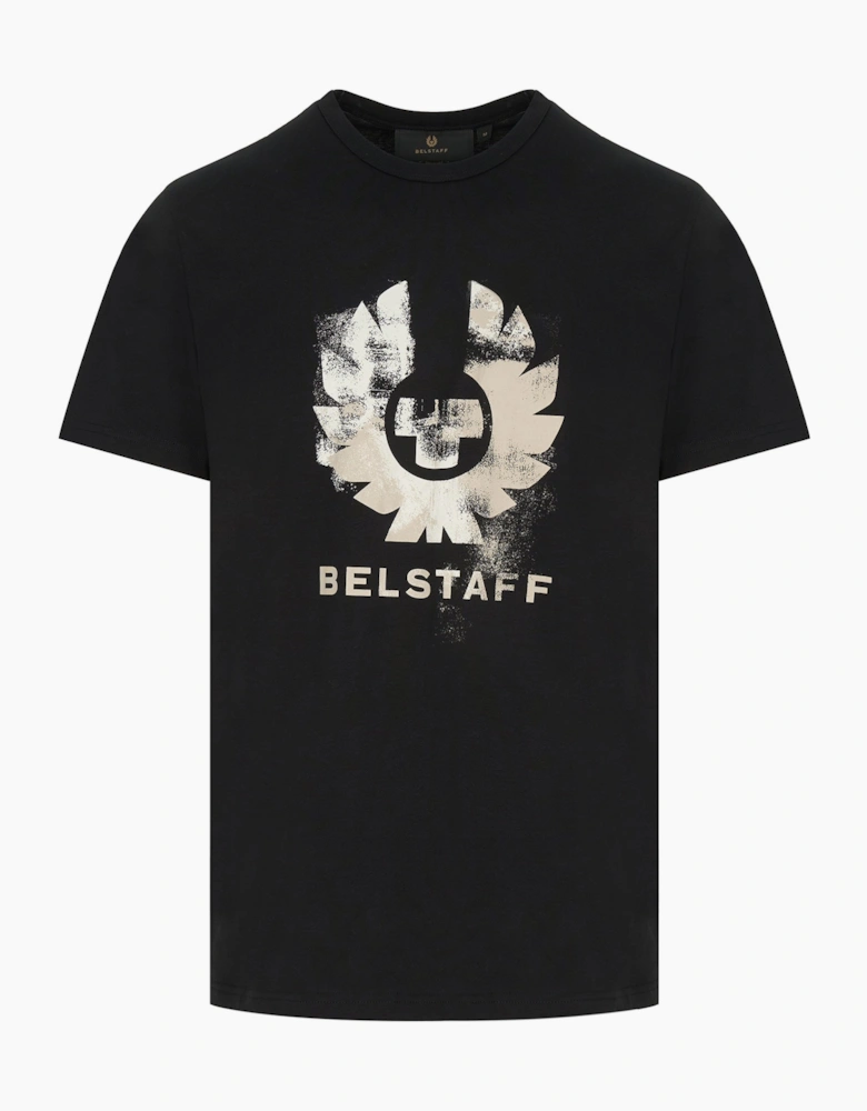 Blur Cotton T-Shirt Black